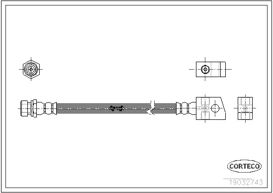 CORTECO Gumifékcső 19032743_CTO