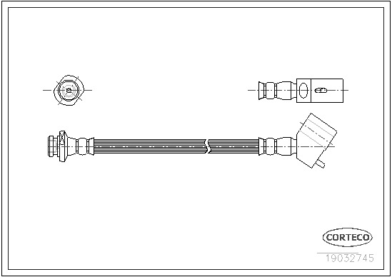 CORTECO Gumifékcső 19032745_CTO
