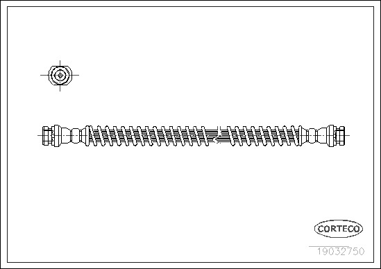 CORTECO Gumifékcső 19032750_CTO