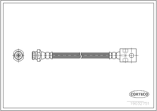 CORTECO Gumifékcső 19032751_CTO