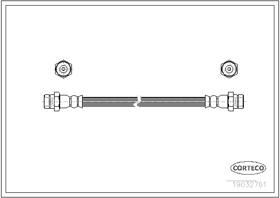 CORTECO Gumifékcső 19032761_CTO