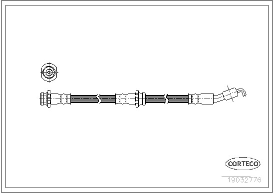 CORTECO Gumifékcső 19032776_CTO