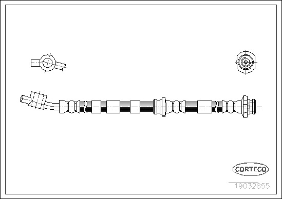 CORTECO Gumifékcső 19032855_CTO