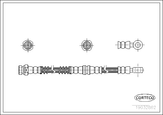CORTECO Gumifékcső 19032862_CTO