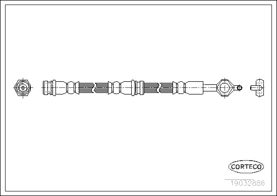 CORTECO Gumifékcső 19032886_CTO