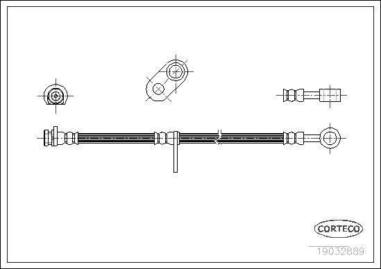 CORTECO Gumifékcső 19032889_CTO