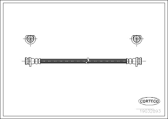 CORTECO Gumifékcső 19032893_CTO