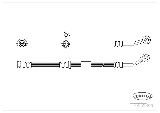 CORTECO Gumifékcső 19032896_CTO