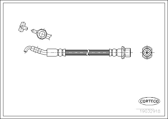 CORTECO Gumifékcső 19032918_CTO