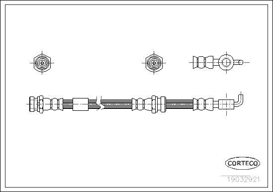 CORTECO Gumifékcső 19032921_CTO
