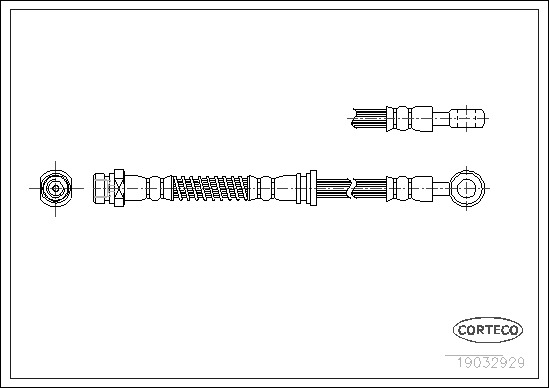 CORTECO Gumifékcső 19032929_CTO