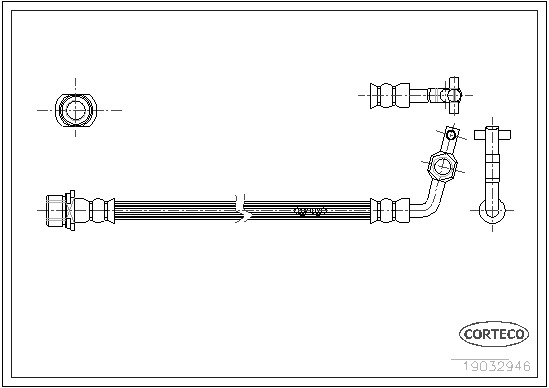 CORTECO Gumifékcső 19032946_CTO