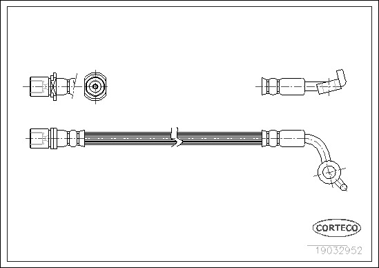 CORTECO Gumifékcső 19032952_CTO