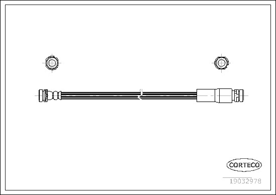 CORTECO Gumifékcső 19032978_CTO