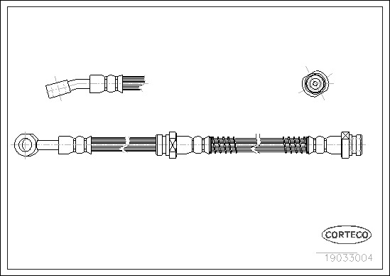 CORTECO Gumifékcső 19033004_CTO