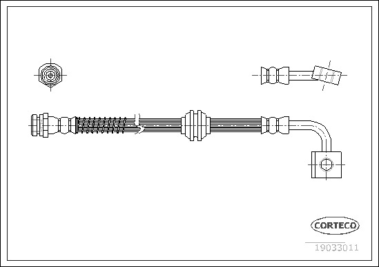 CORTECO Gumifékcső 19033011_CTO