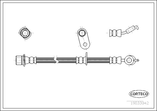CORTECO Gumifékcső 19033042_CTO