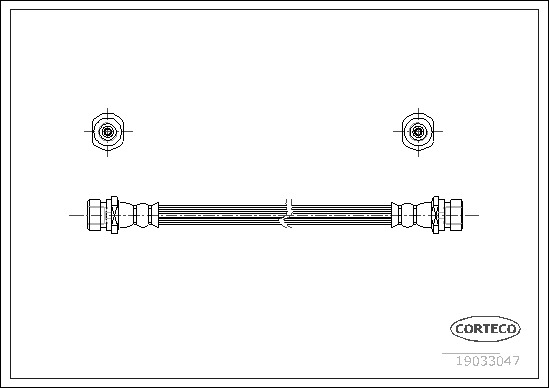 CORTECO Gumifékcső 19033047_CTO