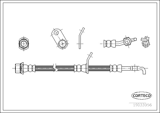 CORTECO Gumifékcső 19033056_CTO