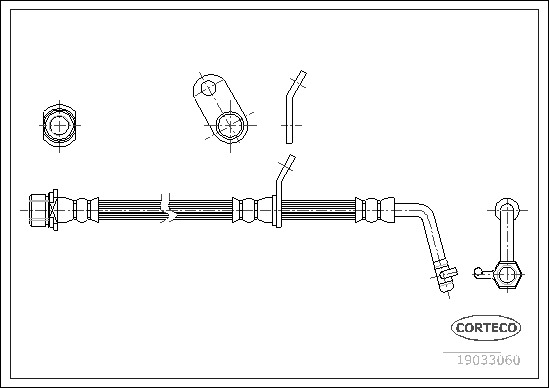 CORTECO Gumifékcső 19033060_CTO