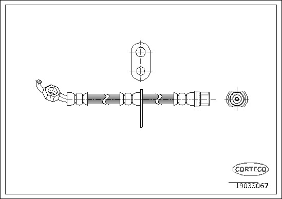 CORTECO Gumifékcső 19033067_CTO