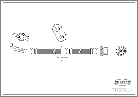 CORTECO Gumifékcső 19033068_CTO