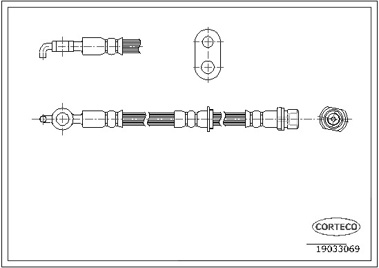 CORTECO Gumifékcső 19033069_CTO
