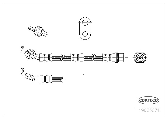 CORTECO Gumifékcső 19033071_CTO