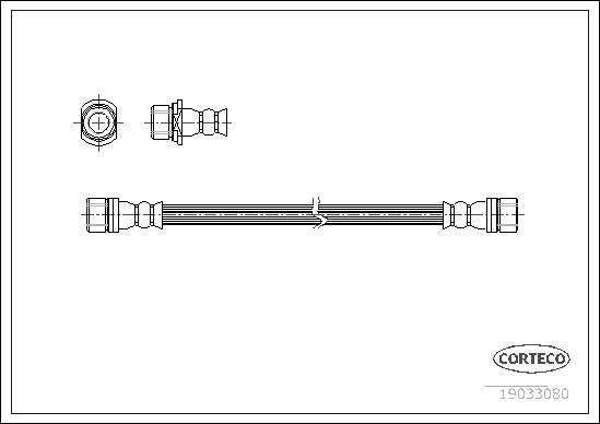 CORTECO Gumifékcső 19033080_CTO