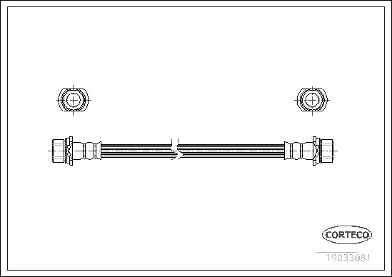 CORTECO Gumifékcső 19033081_CTO
