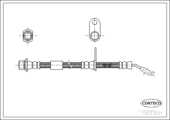 CORTECO Gumifékcső 19033521_CTO
