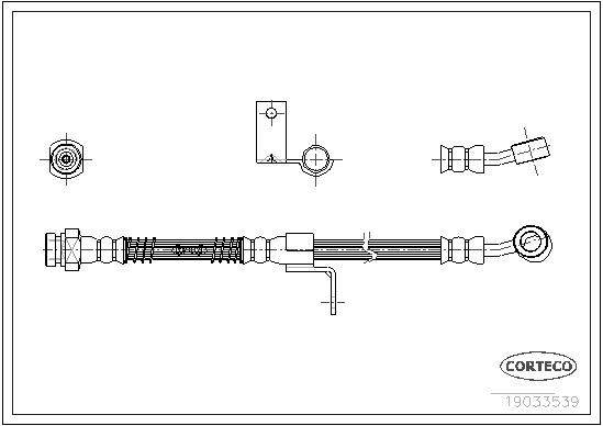 CORTECO Gumifékcső 19033539_CTO