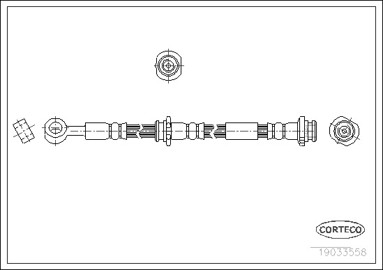 CORTECO Gumifékcső 19033558_CTO