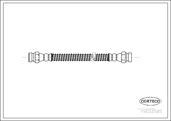 CORTECO Gumifékcső 19033585_CTO