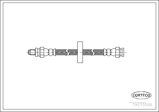 CORTECO Gumifékcső 19033589_CTO