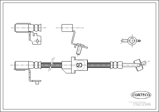 CORTECO Gumifékcső 19033596_CTO