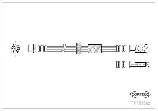 CORTECO Gumifékcső 19034263_CTO
