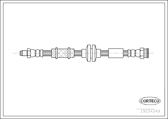 CORTECO Gumifékcső 19034340_CTO