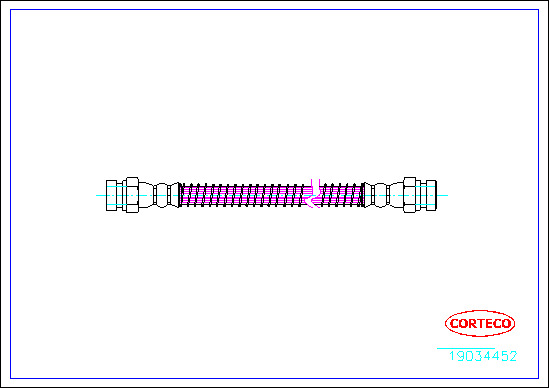 CORTECO Gumifékcső 19034452_CTO