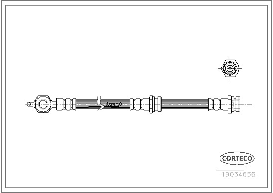 CORTECO Gumifékcső 19034656_CTO