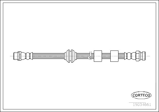 CORTECO Gumifékcső 19034661_CTO