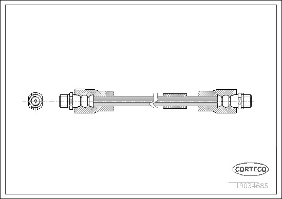 CORTECO Gumifékcső 19034685_CTO