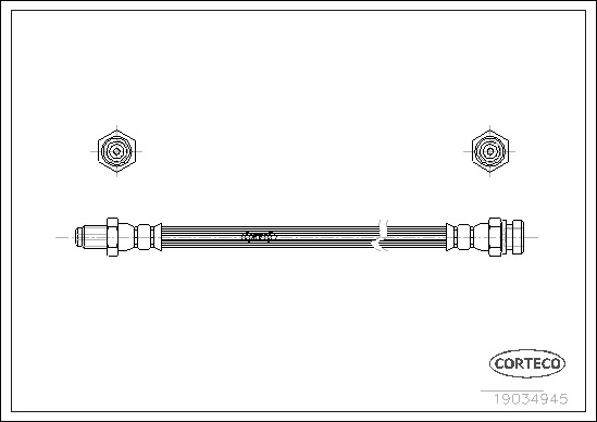 CORTECO Gumifékcső 19034945_CTO