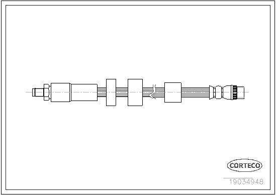 CORTECO Gumifékcső 19034948_CTO