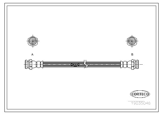 CORTECO Gumifékcső 19035046_CTO