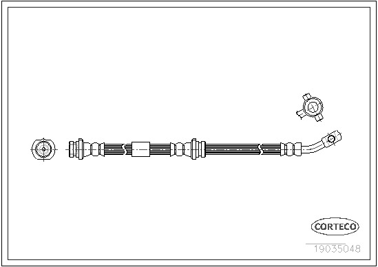 CORTECO Gumifékcső 19035048_CTO