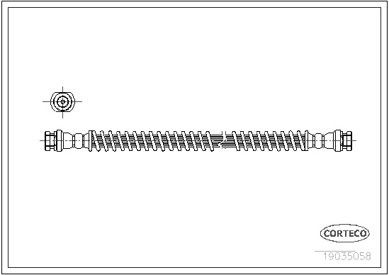 CORTECO Gumifékcső 19035058_CTO