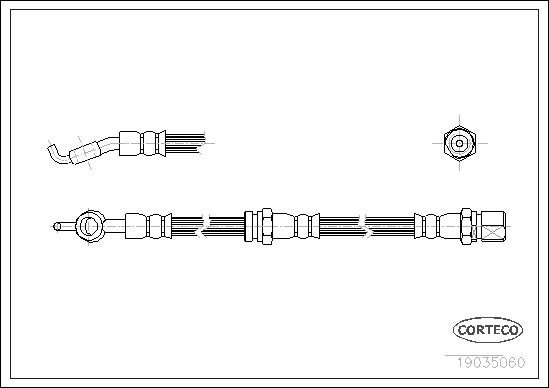 CORTECO Gumifékcső 19035060_CTO