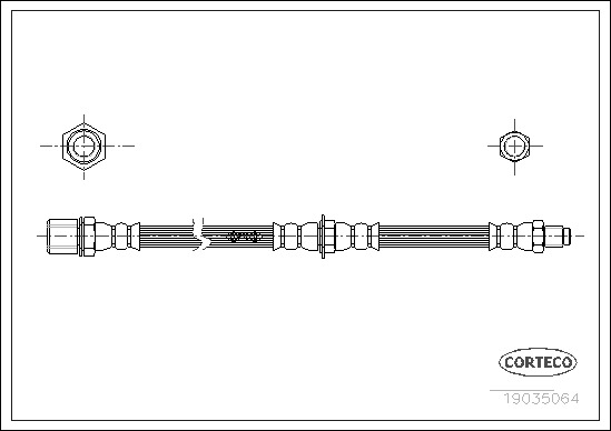 CORTECO Gumifékcső 19035064_CTO
