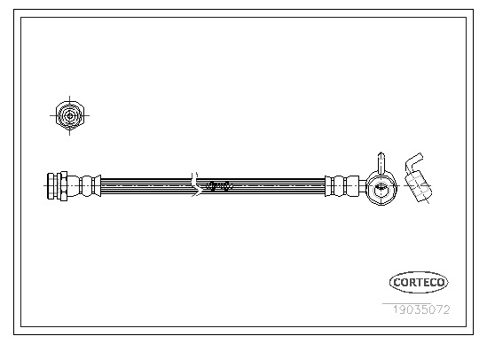 CORTECO Gumifékcső 19035072_CTO